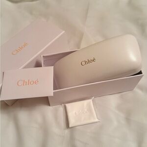 Chloé White Sunglasses Case
